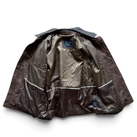 ROUNDTREE & YORKE / Leather Collared Sport Jacket / Brown L / Used