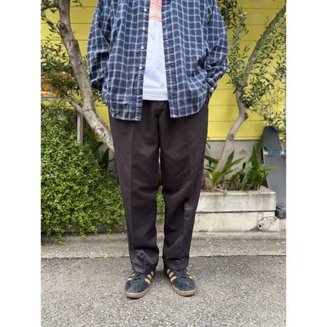 PAGE & TUTTLE / 2Tuck Slacks / Black 34 / Used