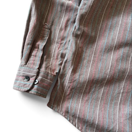 90's ST.JOHN'SBAY / Multi Striped Shirt / XL相当 / Used