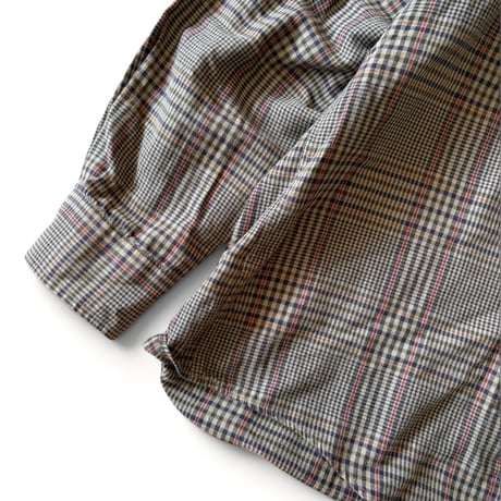 80's ORVIS / Plaid B.D.Shirt / L / Used