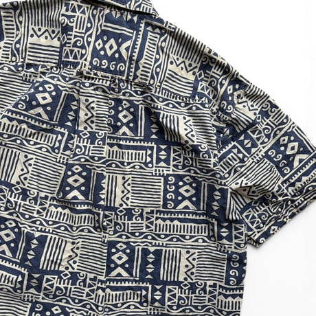 00's ORVIS / Patterned Field Shirt / L / Used