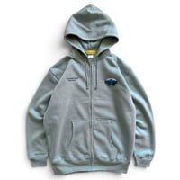 Color at Against Originals /  Mood Full Zip Hoodie / pistàcchio