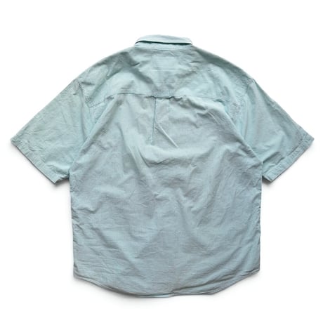 80's Eddie Bauer / Striped Seersucker Shirt / Mint L / Used
