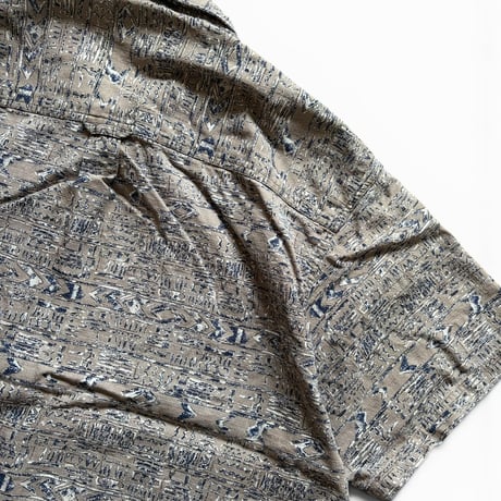 00's Columbia / Patterned Shirt / XL / Used