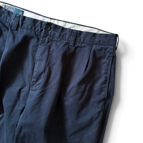 Polo by Ralph Lauren / "HAMMOND"2Tuck Chino Length Custom / Navy 36 / Used