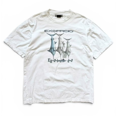 ExOFFICIO / Printed Fish Tee / White L / Used