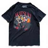 NARUTO / AKATSUKI Tee / Black L / Used