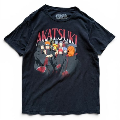 NARUTO / AKATSUKI Tee / Black L / Used