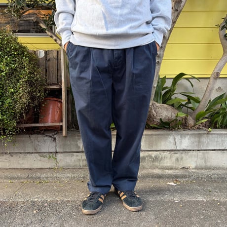 Polo by Ralph Lauren / "HAMMOND"2Tuck Chino Length Custom / Navy 36 / Used