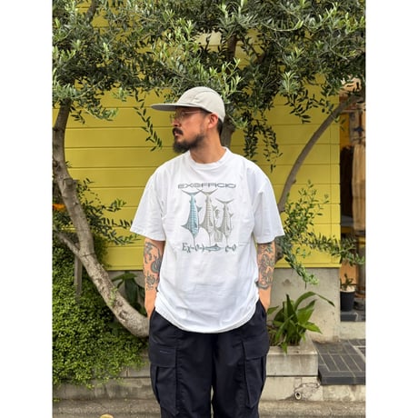 ExOFFICIO / Printed Fish Tee / White L / Used