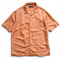 DANIEL CREMIEUX / Open Collared Shirt / Coral L / Used