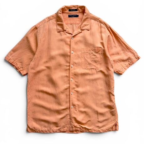 DANIEL CREMIEUX / Open Collared Shirt / Coral L / Used