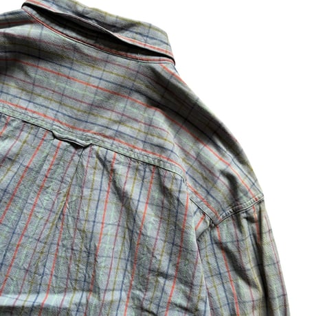 90's L.L.Bean / Plaid Field Shirt / L / Used
