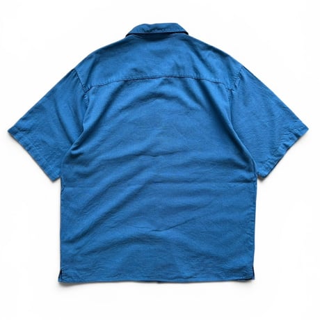 TRUST / Open Collared Shirt / Slate Blue L / Used