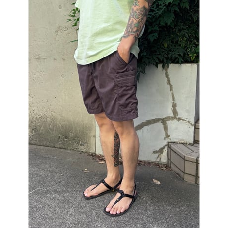 90's EMS / Nylon Field Shorts / Ch.Grey M / Used