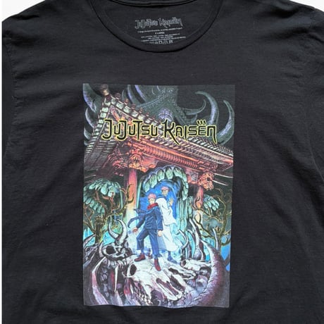 呪術廻戦 Tee / Black XL / Used