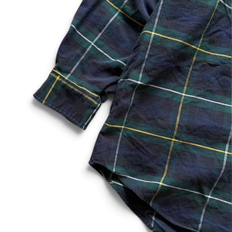 Ralph Lauren / "BIG SHIRT" Plaid B.D.Shirt / L / Used