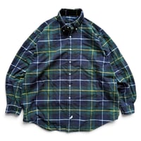 Ralph Lauren / "BIG SHIRT" Plaid B.D.Shirt / L / Used