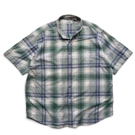 90's L.L.Bean / Plaid Field Shirt / XL / Used