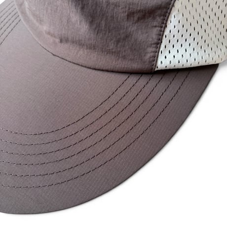 Color at Against Originals / Rip Stop Nylon Long-Bill Cap / Brown