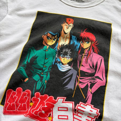 幽遊白書 Tee / White L / Used