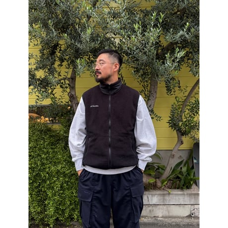 00's Columbia / Fleece Vest / Black L / Used