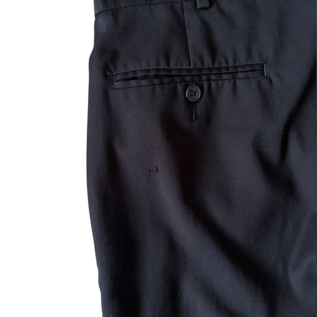 GEORGE / 2Tuck Slacks / Black 36 / Used