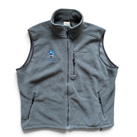 Made in USA / 80's L.L.Bean / Fleece Vest / Grey L / Used