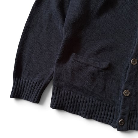 L.L.Bean / Cotton Cardigan / Black M / Used