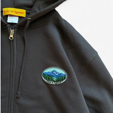 Color at Against Originals /  Mood Full Zip Hoodie / charcoal