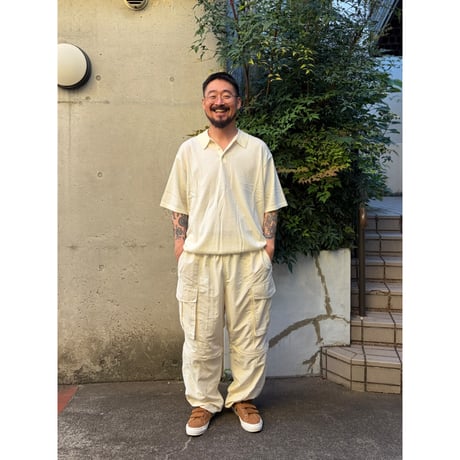 Eddie Bauer × Men's Fudge × Color at Against / ZIP-OFF PANTS / Ivory