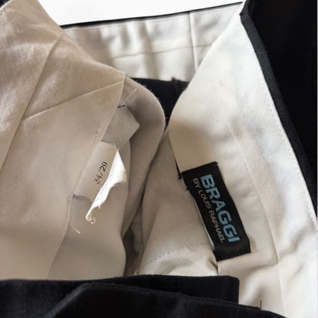 BRAGGI / 2Tack Dry Slacks / Black 34 / Used