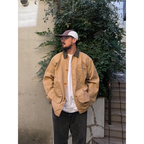 00's L.L.Bean / Field Coat / Beige L / Used