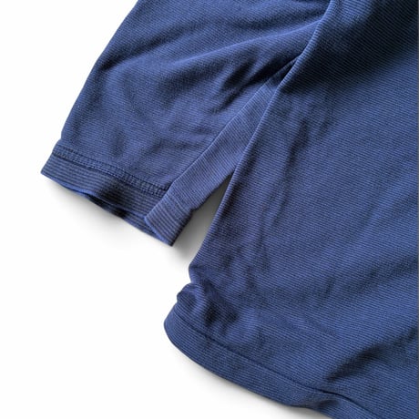 90's GAP / Cotton Striped LS / Navy XL / Used