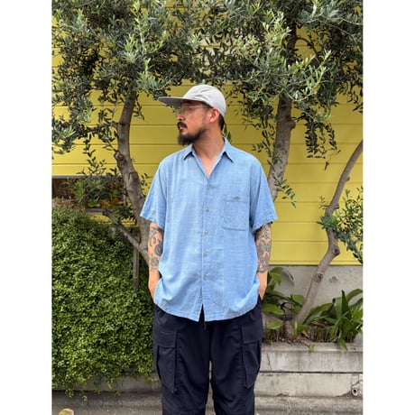 MARC EDWARDS / Plaid Linen Shirt / L / Used