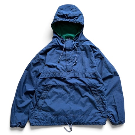 90's GAP / Nylon Anorak / Navy XL / Used