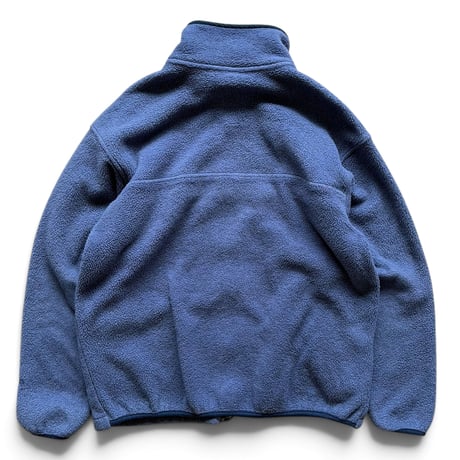 80's L.L.Bean / Full Zip Fleece / Slate Blue M相当 / Used