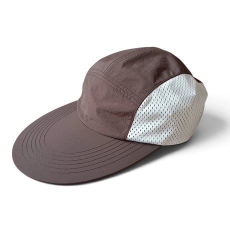Color at Against Originals / Rip Stop Nylon Long-Bill Cap / Brown