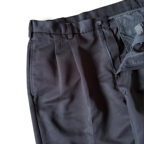 PAGE & TUTTLE / 2Tuck Slacks / Black 34 / Used