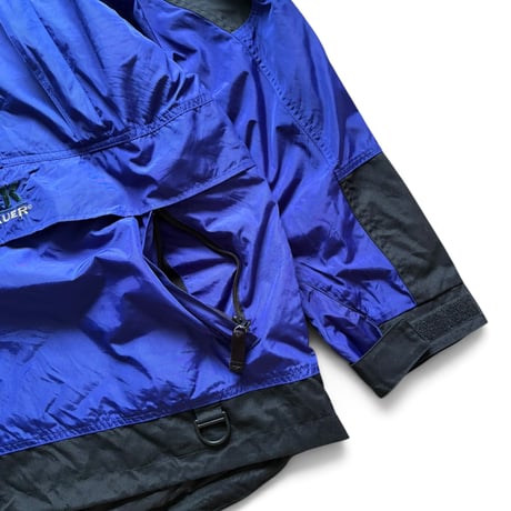 90's EBTEK / Nylon Pullover / Navy M / Used