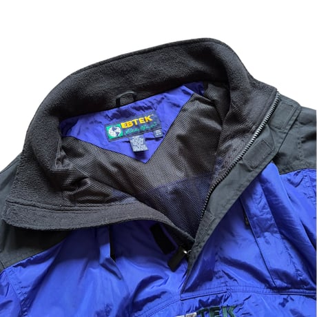 90's EBTEK / Nylon Pullover / Navy M / Used