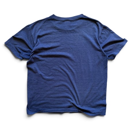 Made in USA / 80's Trout Printed Tee / Navy L / Used