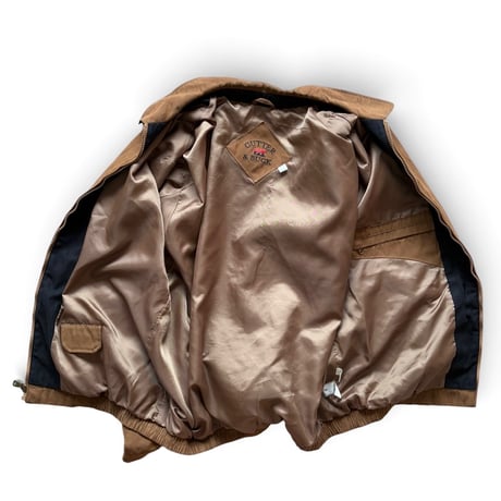 CUTTER & BUCK / Fake Suede Jacket / Brown XL / Used