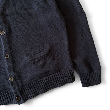 L.L.Bean / Cotton Cardigan / Black M / Used