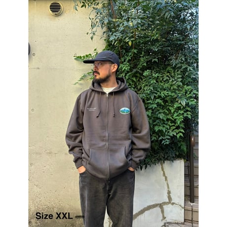 Color at Against Originals /  Mood Full Zip Hoodie / charcoal