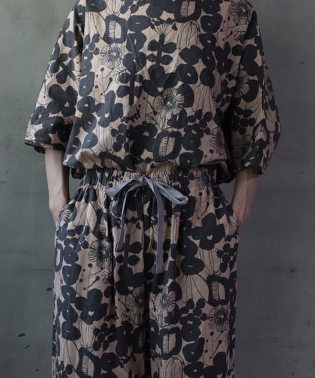 cavane キャヴァネ / Wide Cotton/Linen100 Trousersパンツ/ ca-26114