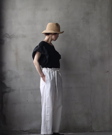 cavane キャヴァネ / Ruffled sleevesTシャツ / ca-26125