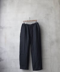 klauseクロイゼ / リネンアムンゼンLinen Loose Fitting Tapered Trousers"Wide"no2/ kla-26054