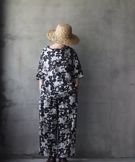 cavane キャヴァネ / Wide Cotton/Linen100 Trousersパンツ/ ca-26115