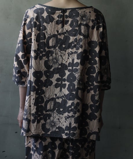 cavane キャヴァネ / Tunic half-sleeve Cotton/Linen100シャツ / ca-26111